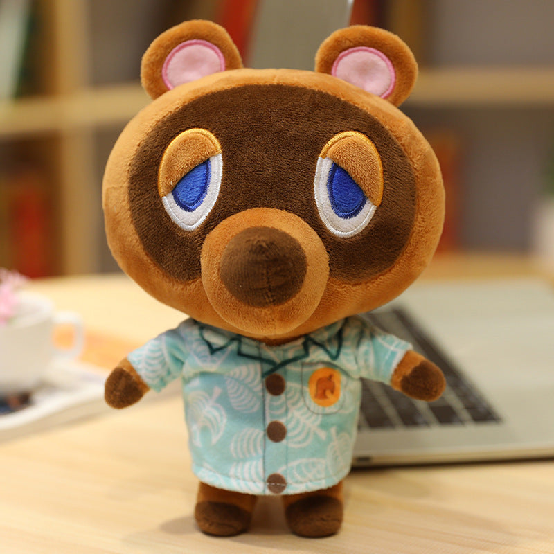 Colorful Animal Crossing Plush Toys in Cute Outfits – Bunny, Bear & More