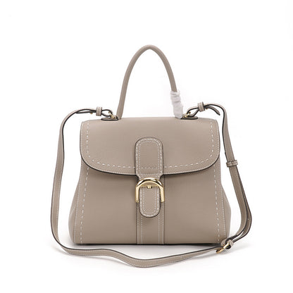 Hong Kong Style Retro Leather Handbags for Women