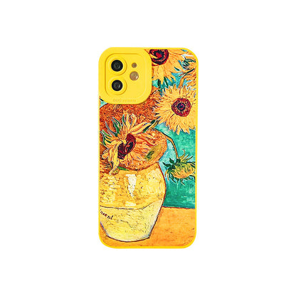 Van Gogh Sunflower Phone Case – Vibrant Art-Inspired Yellow Design