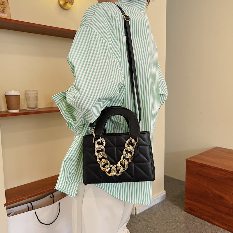 Sweet Rhombus Shaped Small Chain Bag for Women