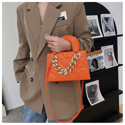 Sweet Rhombus Shaped Small Chain Bag for Women