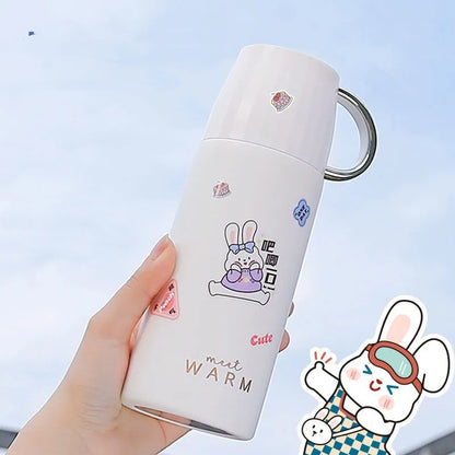 Stainless Steel Vacuum Bottle - Cute & Minimalist Insulated Water Bottles